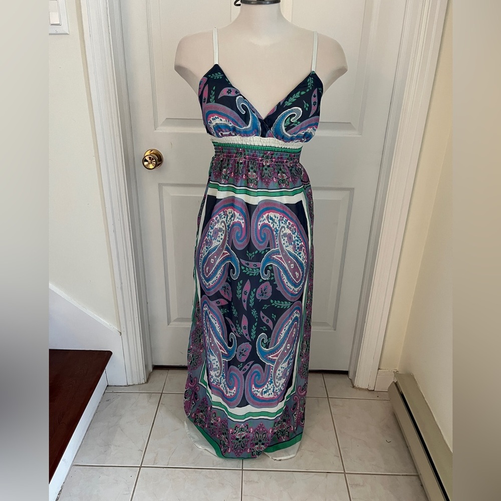 She's Cool Multicolored maxi dress size small